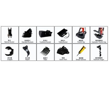 Excavator Grapple Attachment Hydraulic Thumb Clamp | Conon Motor