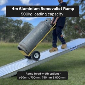 4m Aluminium Removalist Ramp – 500kg Capacity