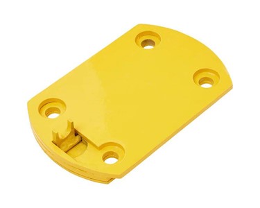 Bollard Removable 90mm Padlock Surface Mount | B90-SM-PL-REM-Y