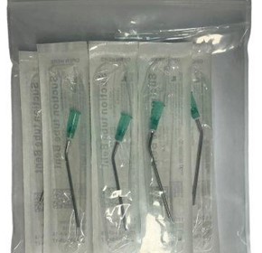Sterile Individually Wrapped Disposable Suction Tubes |Green 14 Gauge