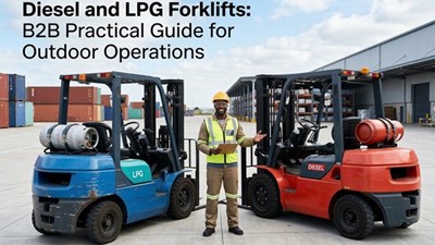 Diesel and LPG Forklifts: A Practical Guide for Outdoor Operations