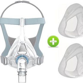 Vitera Full Face CPAP Nasal Mask - Small Fir Pack includes S/M/L