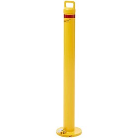 Bollard Removable 90mm Padlock Surface Mount | B90-SM-PL-REM-Y