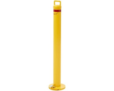 Bollard Removable 90mm Padlock Surface Mount | B90-SM-PL-REM-Y