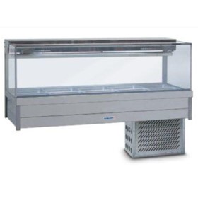 Open Display Square Cold Bar 10 pans (SRx25RD)