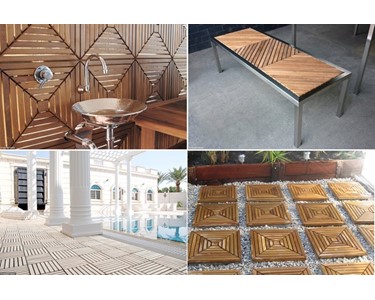 Sakkho Teak Wood | Partition Wall - Pool Deck - Landscaping - Street Furniture