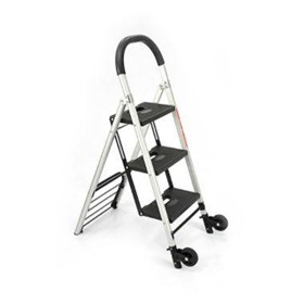 3 Step Folding Ladder and Trolley Cart | AT71