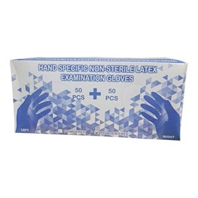Hand Specific High-Quality White Latex Powder Free Gloves x 1000