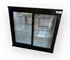 Bar Fridge with Double Sliding Doors