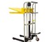 Mitaco - Platform & Fork Stacker- 1.5m Lift / 400kg Capacity- Adjustable Forks