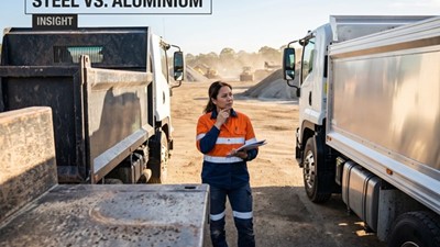 Steel vs Aluminium Tipper Bodies - How to choose in 2026