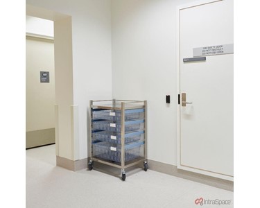 IntraSpace - IntraMed One Section Stainless Steel Trolley - IMSST-BASKET1