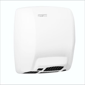 Hand Dryer | Mediflow hand dryer, quiet, great looks. White steel.