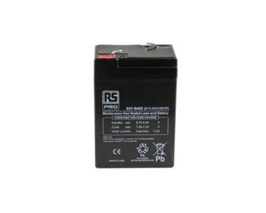 RS PRO - RS Sealed Lead Acid Battery 6V 4Ah