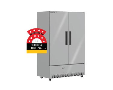 Huxford - Upright Refrigerator | 2 Door Low-Energy Block Door Fridge | HPM1100SS