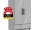 Huxford - Upright Refrigerator | 2 Door Low-Energy Block Door Fridge | HPM1100SS