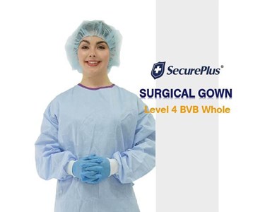 Plus Medical - Hospital Gowns I SecurePlus Sterile BVB Surgical Gown AAMI Level 4