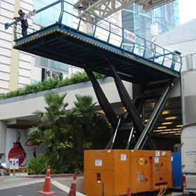 Loading Scissor Lift Platform