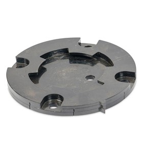 90mm Surface Mounted Keylock Shoe Base Only | B90-SM-SHOE-KL-B