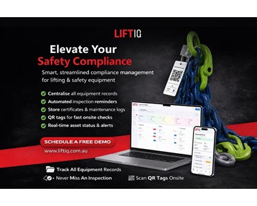 LIFTIQ - Smart compliance management for lifting equipment