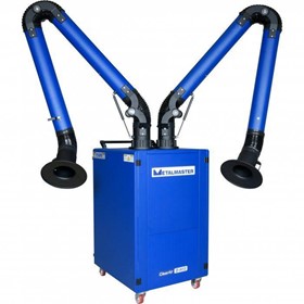 Mobile Welding Fume Filter - Twin Arm - Clear Air