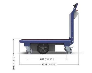 Zallys - M15 Flatbed electric trolley