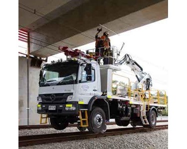 Hi Rail Truck Mounted Boom Lift (EWP)