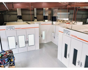 MN Spraybooths - Automotive Spray Booth | End Draft