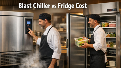 Blast Chiller vs Standard Fridge Cooling: What's the Real Cost Difference in 2026?