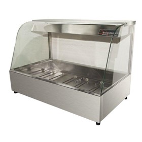 Curved Glass Hot Food Display | W.HFC26