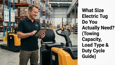 What Size Electric Tug Do You Actually Need? (Towing Capacity, Load Type & Duty Cycle Guide)