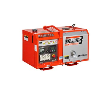 Kubota - Diesel Generator 6KVA - GL6000 Lowboy 3 - Wheel Kit & Steel Bund
