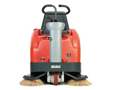 Hako Australia Pty Ltd - Industrial Commercial Ride On Sweepers | B800 R