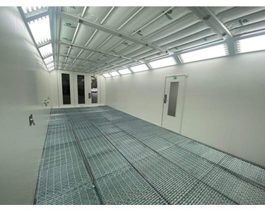 MN Spraybooths - Automotive Spray Booth | Full Downdraft | Above Ground