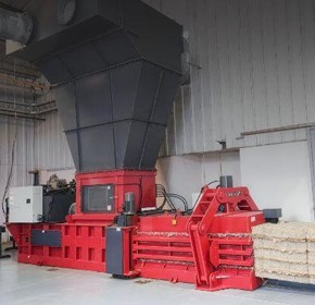 HBA80-11075 Automatic Horizontal Baler for Waste Paper Recycling in Mexico | 6 TPH Corrugated Cardboard Baling Solution