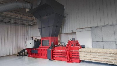 HBA80-11075 Automatic Horizontal Baler for Waste Paper Recycling in Mexico | 6 TPH Corrugated Cardboard Baling Solution