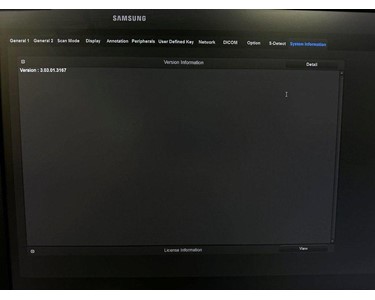 Samsung -  RS80A Ultrasound Machine - (EX3593)