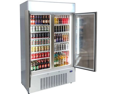 Schmick Upright 2Door Commercial Glass Door Refrigerator Model HUS-C10