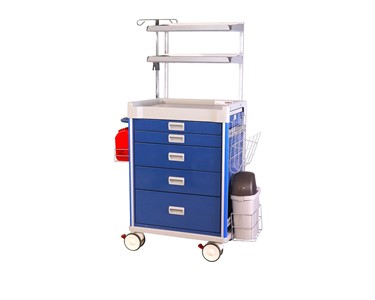 Select Patient Care - Anaesthetic Cart | 5 Drawer - Package 3