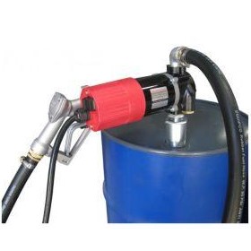 12V Diesel Drum Pump Kit with manual nozzle - 80LPM