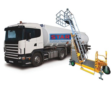 Adjustable Work Tanker Platforms | Star Aluminium