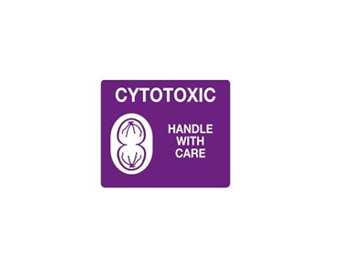 Medi-Print - Falls Risk Cytotoxic Identification Label | Cytotoxic Handle with Care