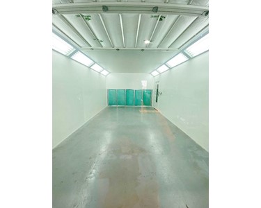MN Spraybooths - Automotive Spray Booth | Semi Downdraft