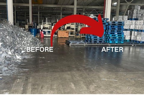 Volume reduction baler