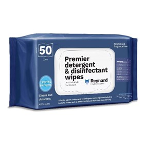 Reynard Premier Detergent & Disinfectant Wipes RHS216