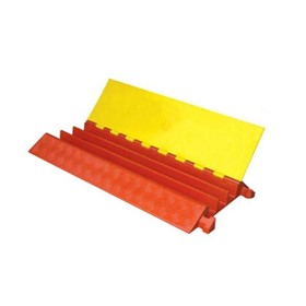 Hinged Lid Polyurethane Cable Protector - 3 Channel