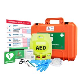 AED Plus Defibrillator Hardshell Carry Case Bundle