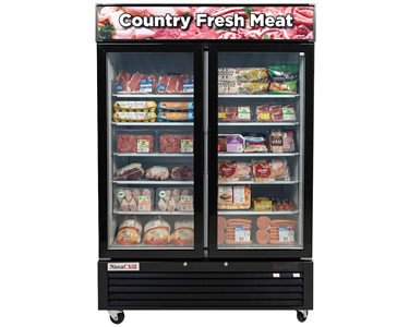 NovaChill - SM1300GZ - Double Glass Door Bottom Mount Display Freezer