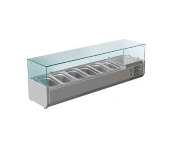Anvil - Refrigerated Glass Canopy Ingredient Unit | VRX1500 