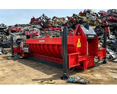 Enerpat - Scrap Vehicle Baler  | Turn End-of-Life Vehicles Into Transpo